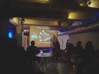 Nikki Ardense discusses Dark Energy at our October 2019 event