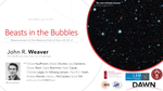 Beasts in the Bubbles: Measurement of the Massive End of z > 8 UV Luminosity Function